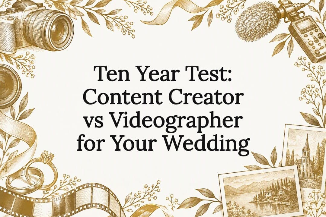 Ten Year Test: Content Creator vs Videographer for Your Wedding