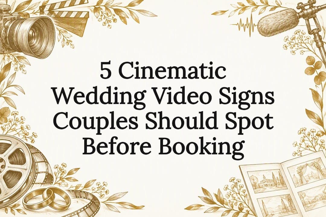 5 Cinematic Wedding Video Signs Couples Should Spot Before Booking