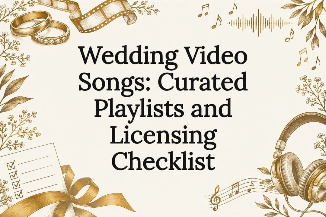 Wedding Video Songs: Curated Playlists and Licensing Checklist