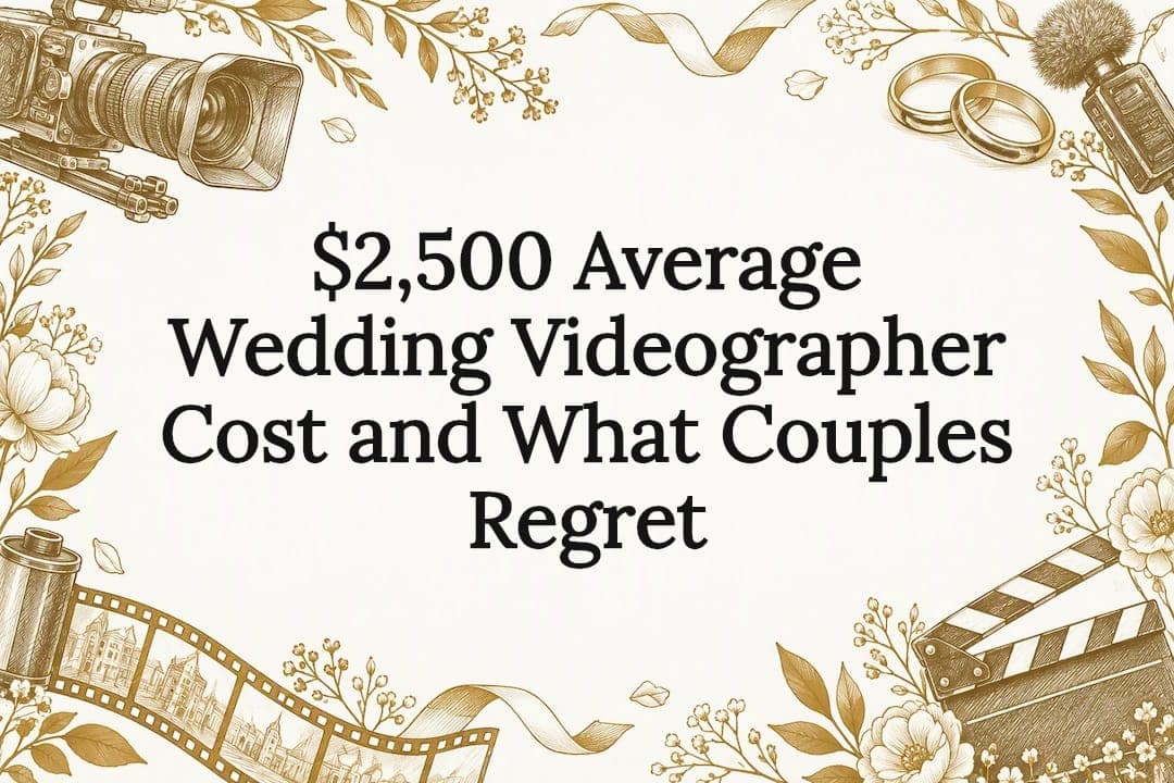 $2,500 Average Wedding Videographer Cost and What Couples Regret