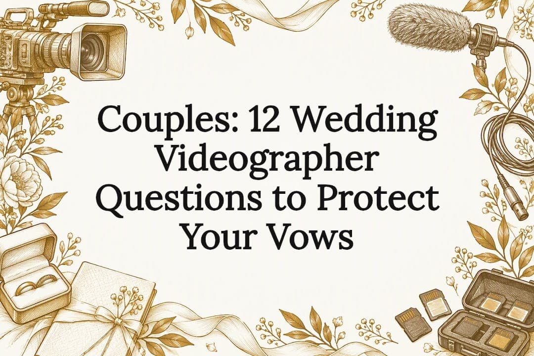 Couples: 12 Wedding Videographer Questions to Protect Your Vows