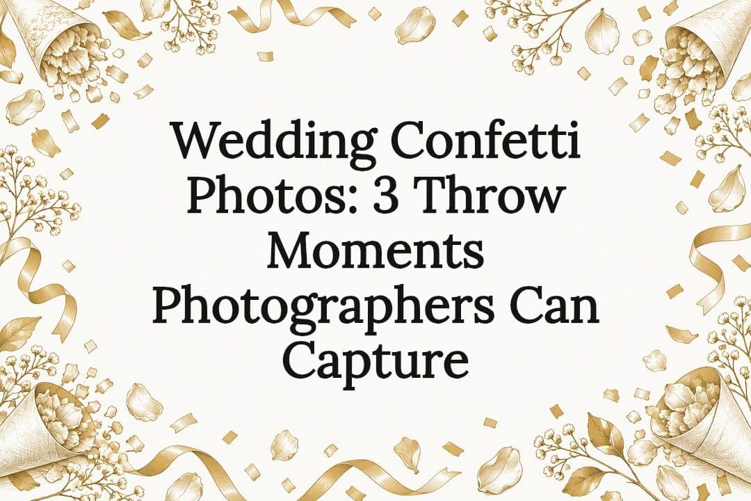 Wedding Confetti Photos: 3 Throw Moments Photographers Can Capture