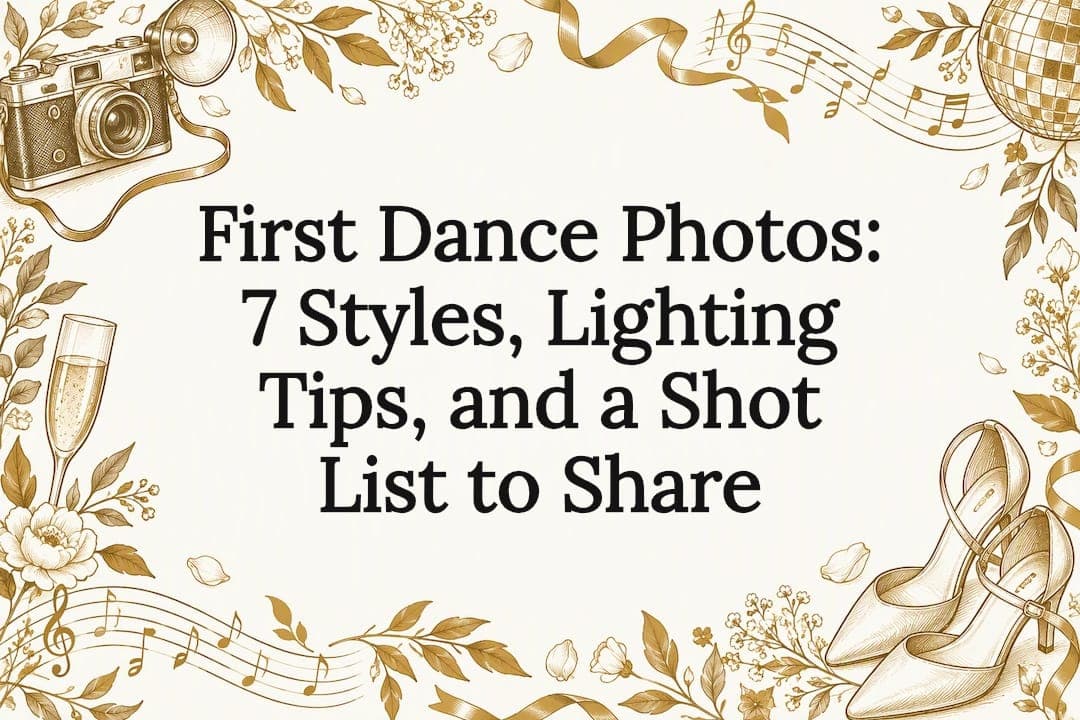 First Dance Photos: 7 Styles, Lighting Tips, and a Shot List to Share