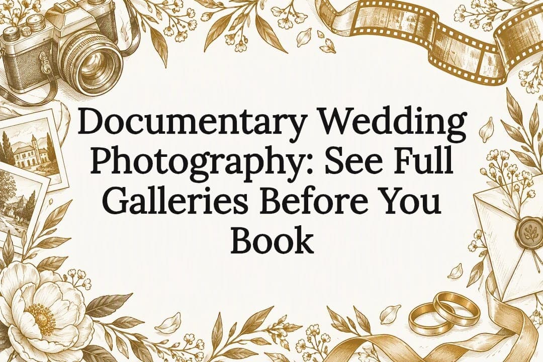 Documentary Wedding Photography: See Full Galleries Before You Book