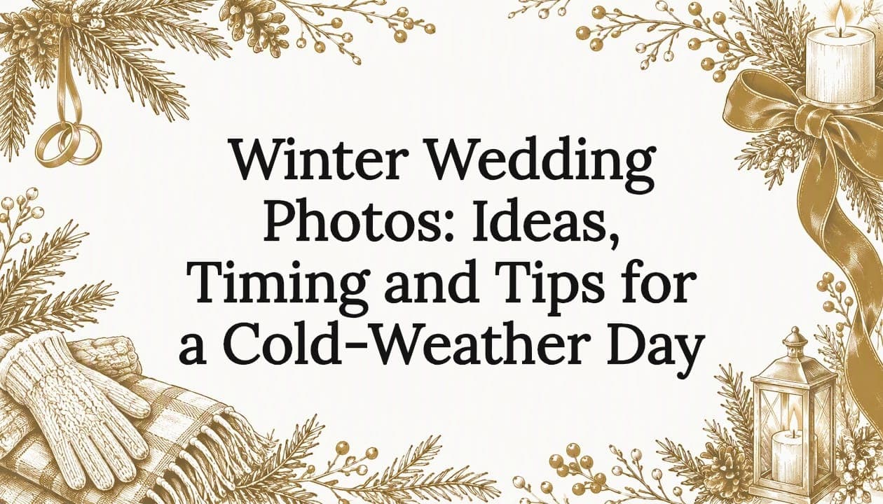 Winter Wedding Photos: Ideas, Timing and Tips for a Cold-Weather Day