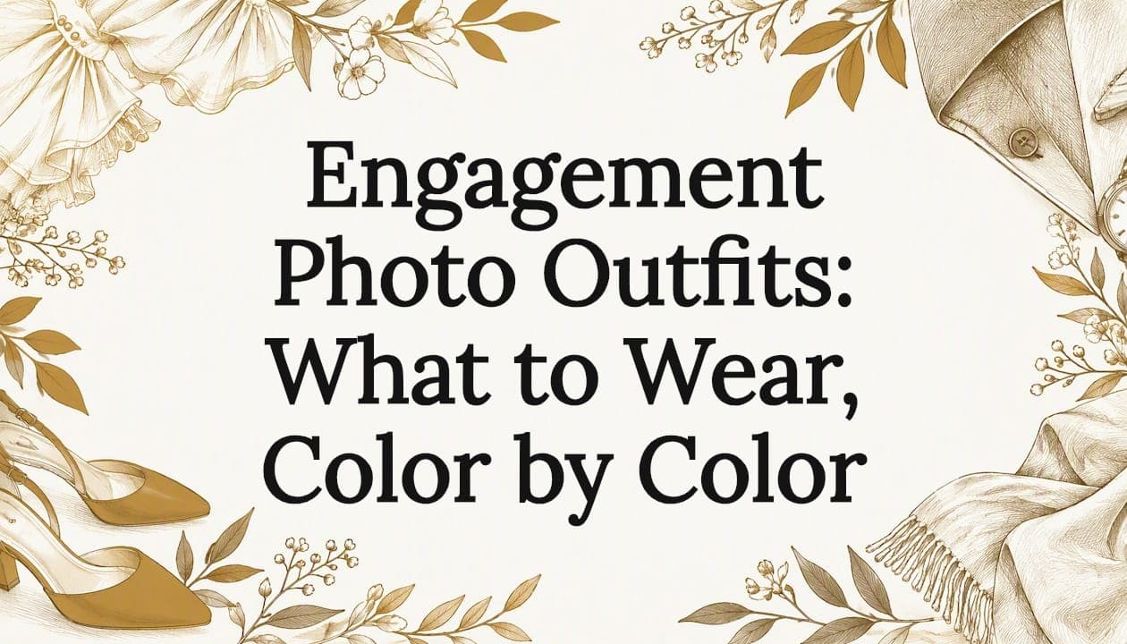 Engagement Photo Outfits: What to Wear, Color by Color