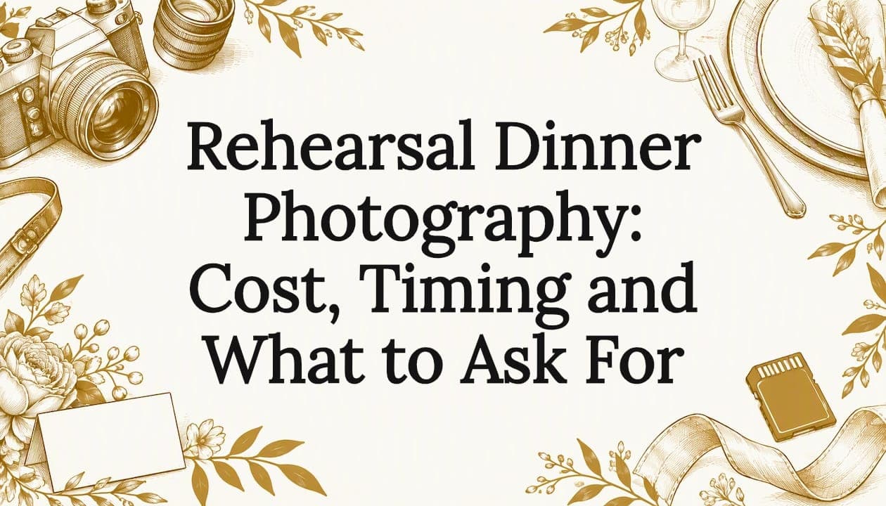 Rehearsal Dinner Photography: Cost, Timing and What to Ask For