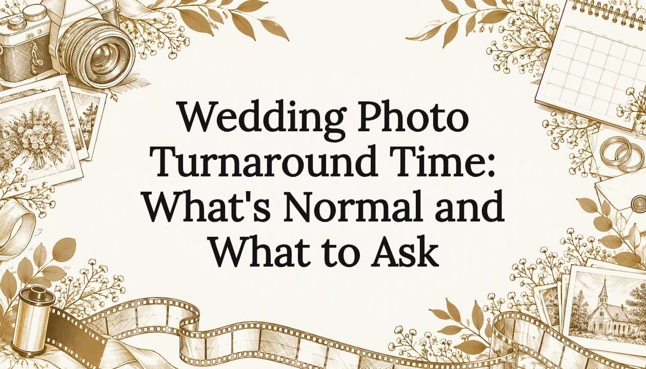 Wedding Photo Turnaround Time: What's Normal and What to Ask