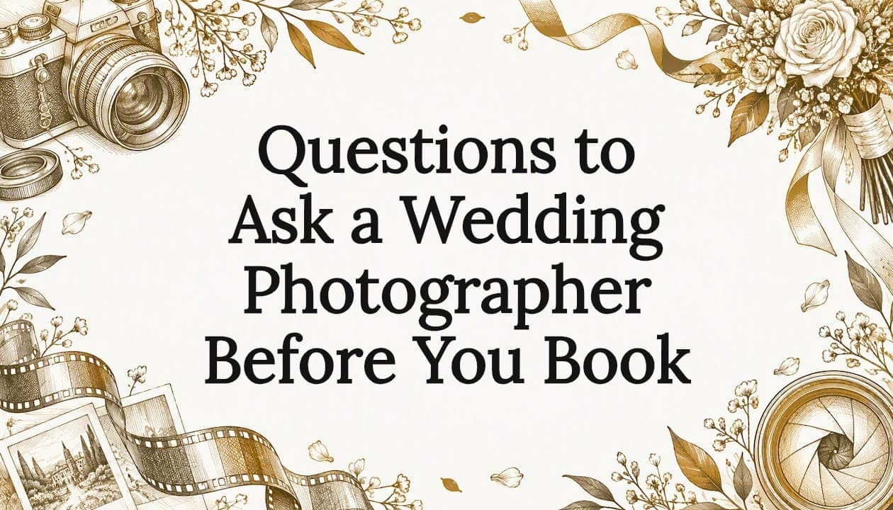 Questions to Ask a Wedding Photographer Before You Book