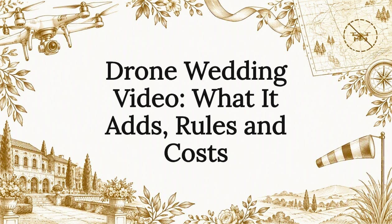 Drone Wedding Video: What It Adds, Rules and Costs
